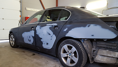 локальная покраска авто